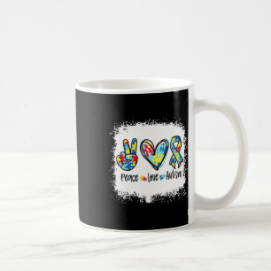Caneca De Café Autismo Do Amor Pela Paz Em Abril Vestimos Azul Pa