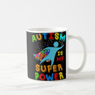 Caneca De Café Autismo É O Meu Superpoder Autismo Apoio À Sensibi