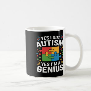 Caneca De Café Autismo Engraçado Sensibilização Crianças Quebra-c