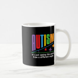 Caneca De Café Autismo, está vendo o ângulo diferente do mundo