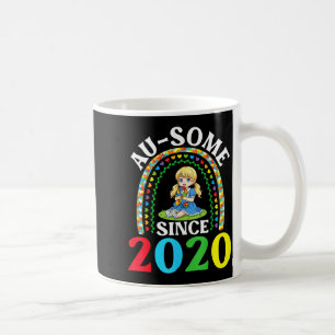 Caneca De Café Autismo Incrível Ausome Desde 2020 Conscientização