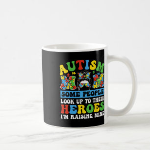 Caneca De Café Autismo Mãe Algumas Pessoas Procuram Heróis Eu sou