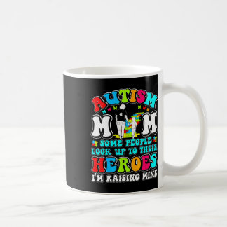Caneca De Café Autismo Mãe Aumentando Sua Mãe Mãe Filho Autismo A