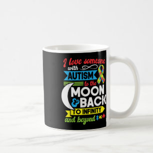 Caneca De Café Autismo Mãe Irmã Avó Eu Amo Alguém Com Auti