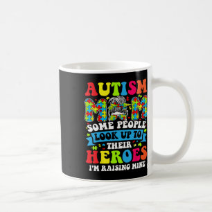 Caneca De Café Autismo Mãe Levantando Herói Bagunça Mensagem Bun