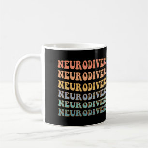Caneca De Café Autismo mãe Rainbow Neurodiversity é lindo Neur
