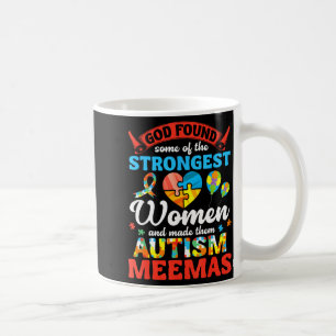 Caneca De Café Autismo meemas deus encontrou algumas das mais for