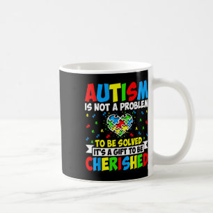 Caneca De Café Autismo Não É Um Problema A Ser Resolvido - Autism