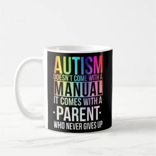 Caneca De Café Autismo não vem manual com um autismo pai