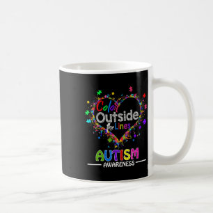 Caneca De Café Autismo Sensibilização Abril Para Mulheres Mais Ta