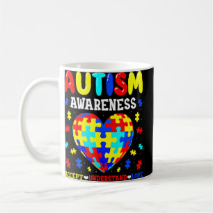 Caneca De Café Autismo Sensibilização Accept Entenda Autismo Auti