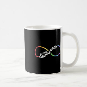 Caneca De Café Autismo Sensibilização Aceitação Autista Arco-Íris