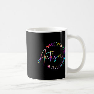 Caneca De Café Autismo Sensibilização Aceite Adaptar Advocate Aut
