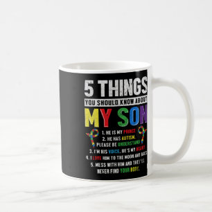 Caneca De Café Autismo Sensibilização Apoio a Crianças Autistas F