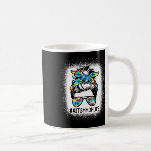 Caneca De Café Autismo Sensibilização Autismo Mãe Cabelo Mensagei