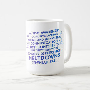 Caneca De Café Autismo Sensibilização Clássica Mug