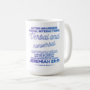 Caneca De Café Autismo Sensibilização Clássica Mug