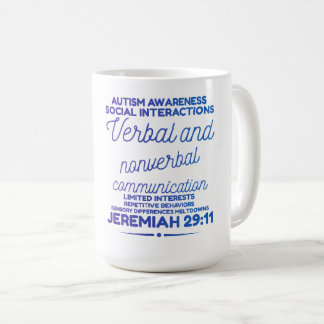 Caneca De Café Autismo Sensibilização Clássica Mug