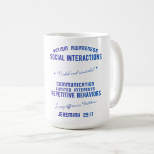 Caneca De Café Autismo Sensibilização Clássica Mug