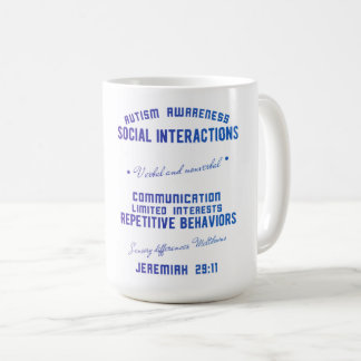 Caneca De Café Autismo Sensibilização Clássica Mug