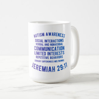 Caneca De Café Autismo Sensibilização Clássica Mug