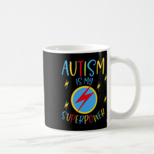Caneca De Café Autismo Sensibilização Garotos Garotas É Meu Supe