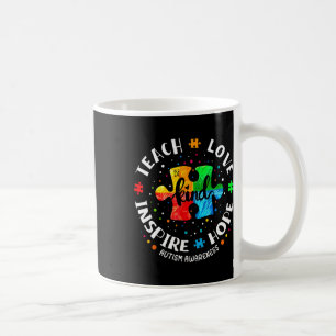 Caneca De Café Autismo Sensibilização Professora Camisa Autismo S