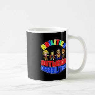 Caneca De Café Autismo Sensibilização Rapazes Supera as Deficiênc