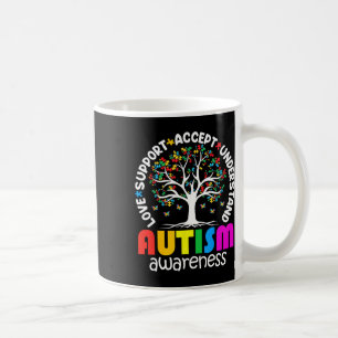 Caneca De Café Autismo Shirt Love Aceita Suporte Autismo Autismo