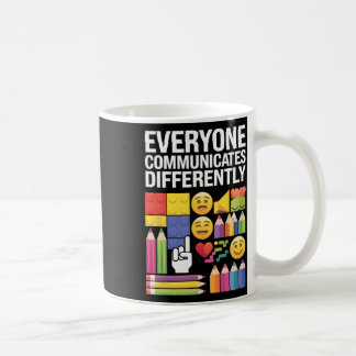 Caneca De Café Autismo Todos Comunicam Diferentemente Autismo Aw