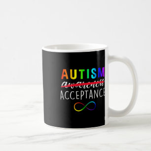 Caneca De Café Autismo - Vermelho - Aceitação Não Consciência