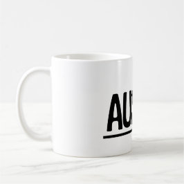 Caneca De Café Autista e autêntico