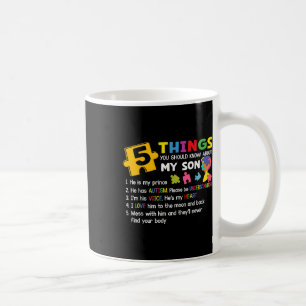 Caneca De Café Autista Filho Autismo Sensibilização Apoio à Mãe P