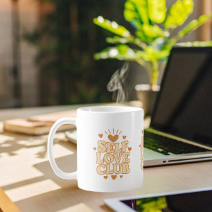 Caneca De Café Auto Love Club orange retro humor