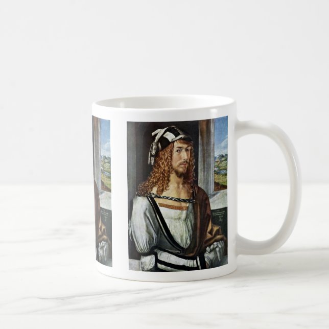 Caneca De Café Auto-Retrato, por Albrecht Dürer (Direita)