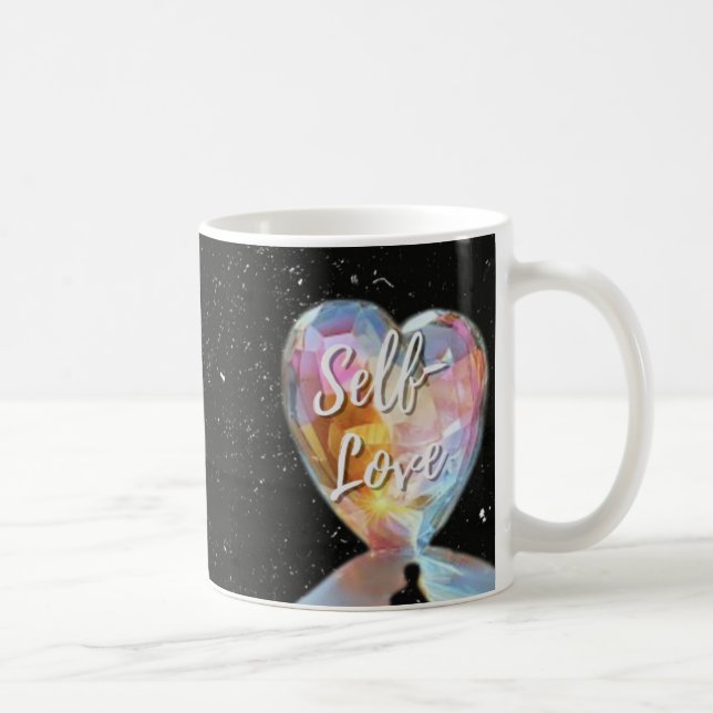 Caneca De Café Autoamor Galáxia Coração Unisex Mug (Direita)