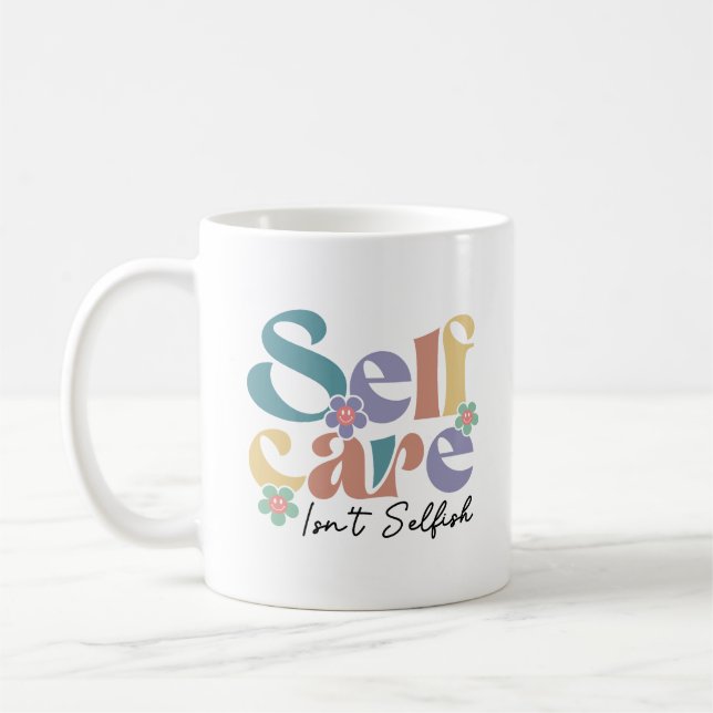Caneca De Café Autoatendimento não é egoísta (Esquerda)
