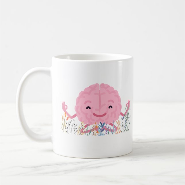 Caneca De Café Autoatendimento para saúde mental (Esquerda)