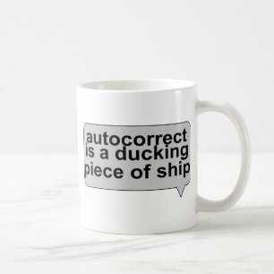Caneca De Café Autocorrect estúpido