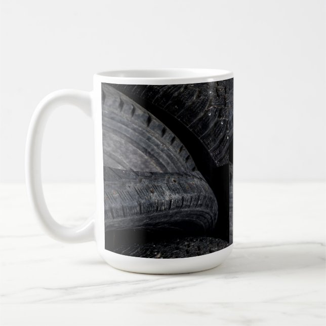 Caneca De Café Automotive Cars - Viagens em Black Road (Esquerda)