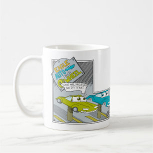 Caneca De Café Automóvel e Roda