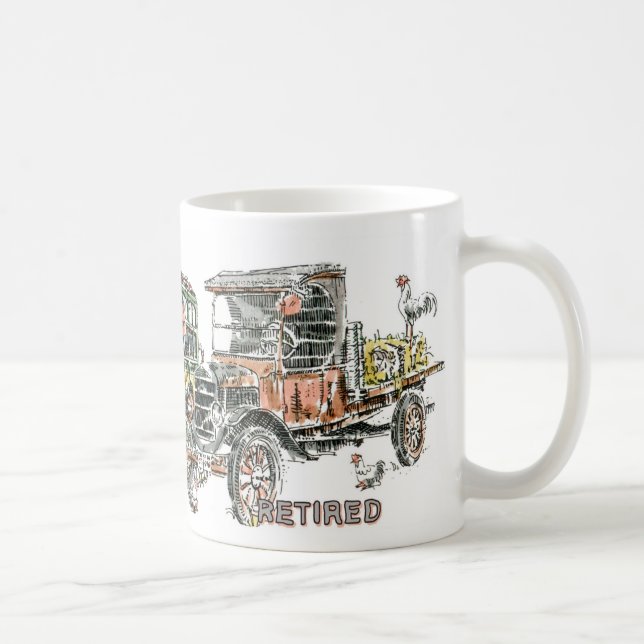 Caneca De Café Automóvel: Veículos dilapidados (Direita)