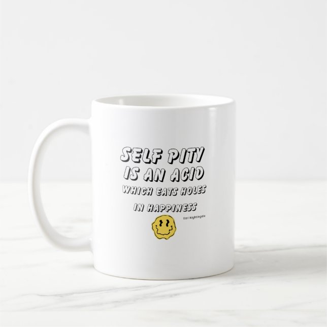 Caneca De Café Autopiedade - Citação Earl Nightingale - (Esquerda)