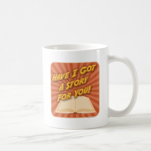 Caneca De Café Autor Promoção Tenho uma história para você (Direita)
