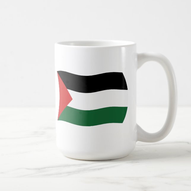 Caneca De Café Autoridade Palestiniana Flag Mug (Direita)