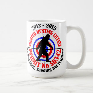 Caneca De Café autorização de caça de esquartejamento