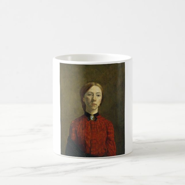 Caneca De Café Autorretrato (de Gwen John) (Centro)