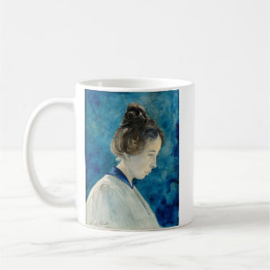 Caneca De Café Autorretrato de Hilma af Klint em Perfil Arte