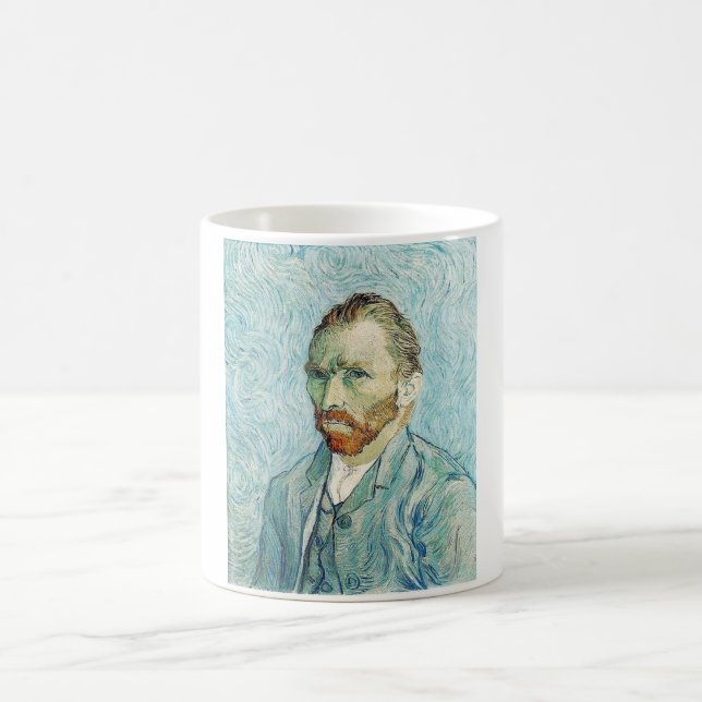 Caneca De Café Autorretrato de Vincent Van Gogh (Centro)