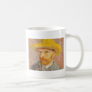 Caneca De Café Autorretrato impressionista de Vincent Van Gogh pi